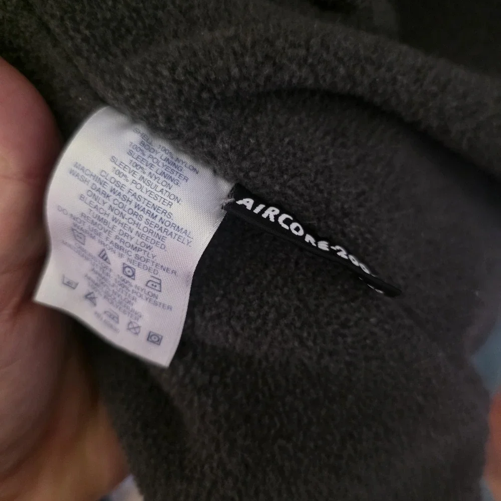 Land's End Jacket Men's Size M/T 38-40 Green Full Zip Gray Fleece Lined Pockets‎